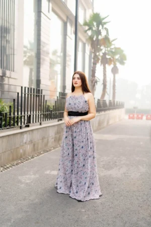 Cotton Net Jumpsuit