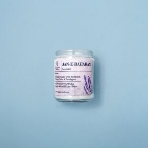 Jan e Baharan (Lavender) - Hand-poured Scented Soy Candle