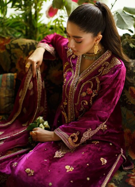 Miyera Berry Shirt And Dupatta - Image 3