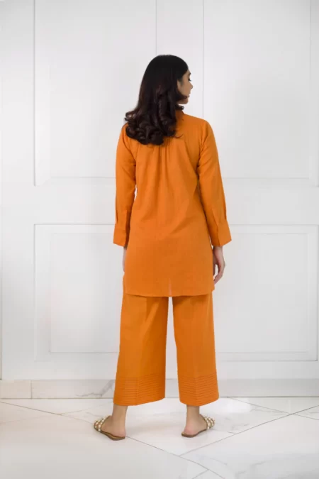 Saffron Tunic & Matching Pants Set – SHK-1014 - Image 2