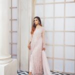 Powder Pink Net Gown