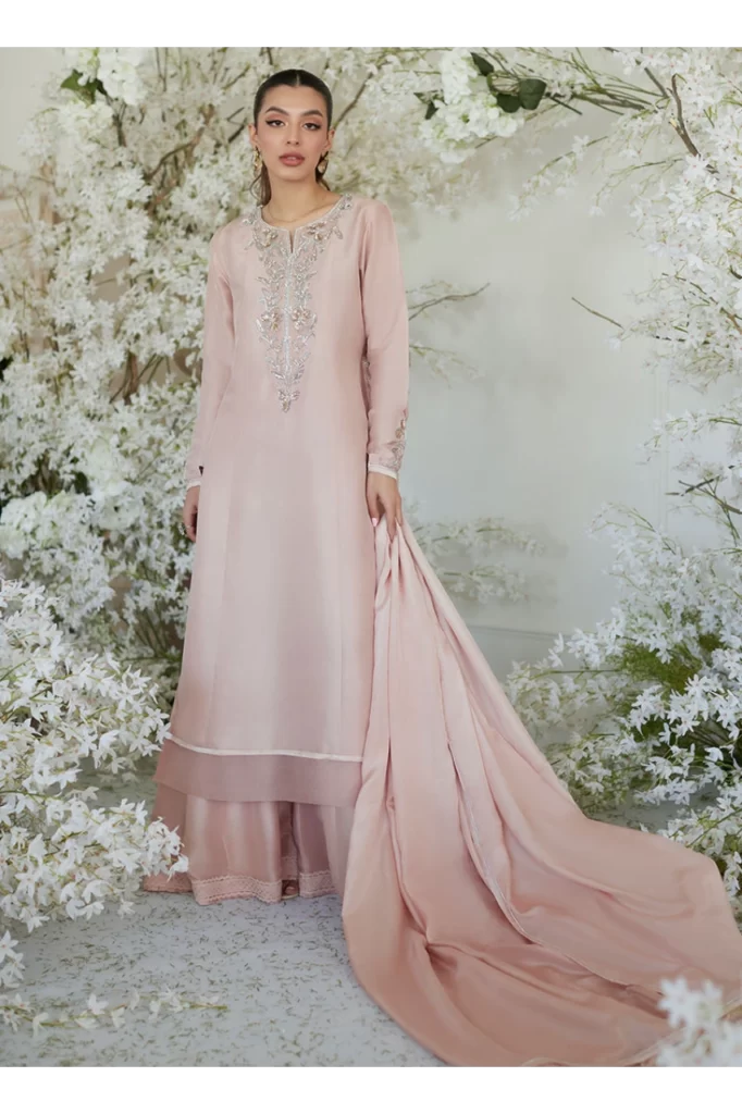 Pippa Pink Shirt and Dupatta
