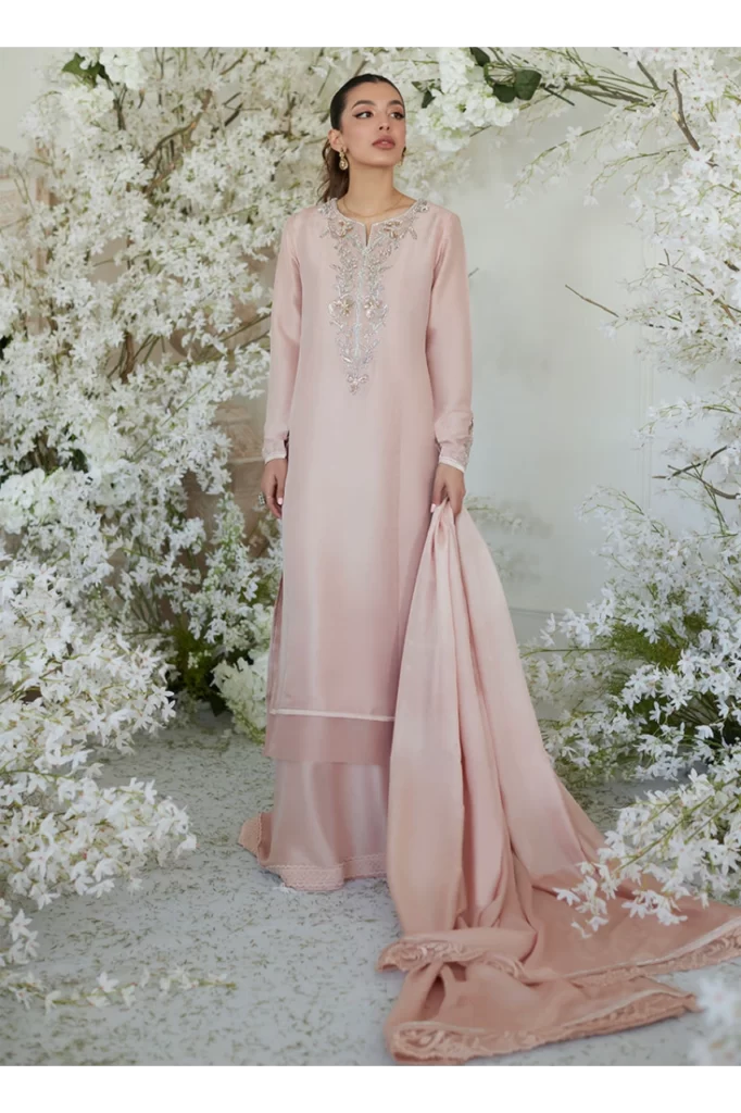 Pippa Pink Shirt and Dupatta - Image 4
