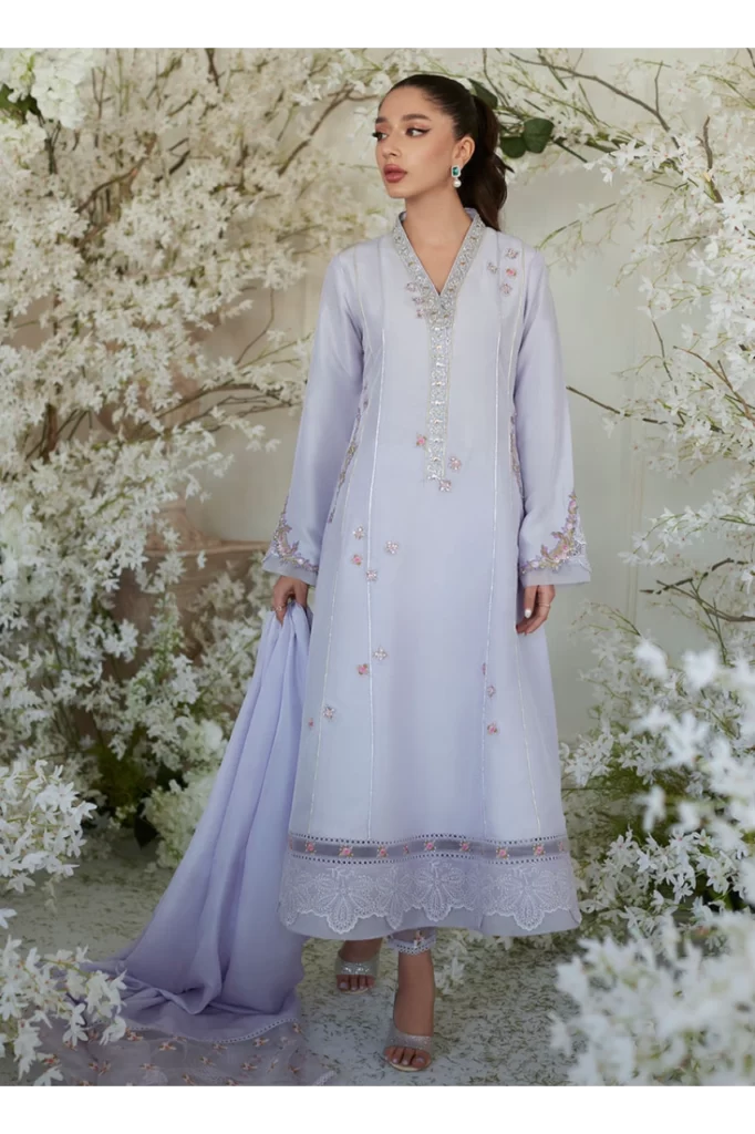 Willa Lilac Shirt and Dupatta - Image 5