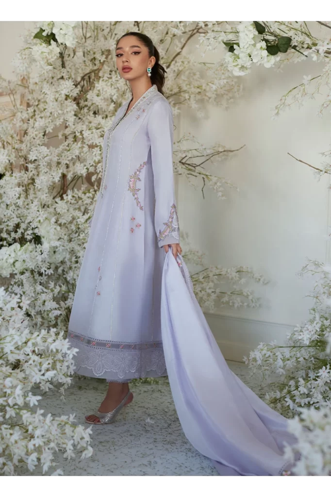 Willa Lilac Shirt and Dupatta - Image 4