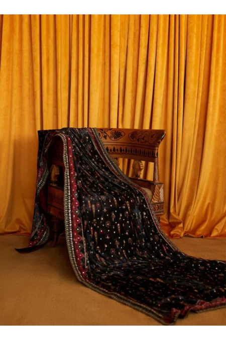 Lana Onyx Raw Silk Kalidaar - Image 5