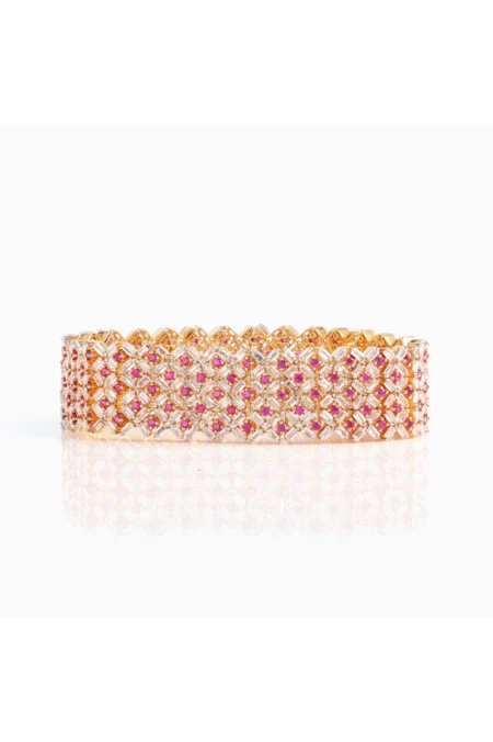 Fiona Amethyst Cut Bracelet