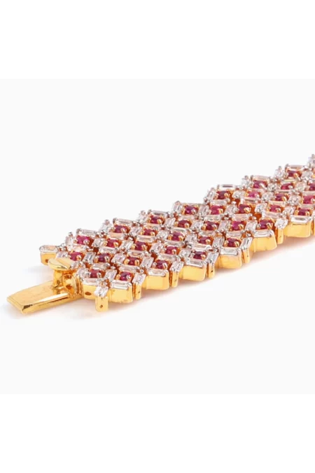 Fiona Amethyst Cut Bracelet - Image 3