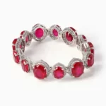 Handmade Ruby Bracelet - Image 2
