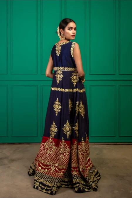 Blue Anarkali - Sau-203 - Image 2