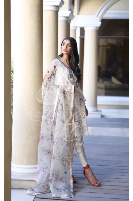 Long tunic with narrow bottom shalwar