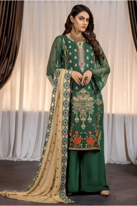Royal Savvy – Chiffon 3 Pcs Unstitched - Rtd