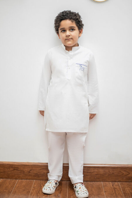 White cotton shirt - SHKK-658 - Rtd