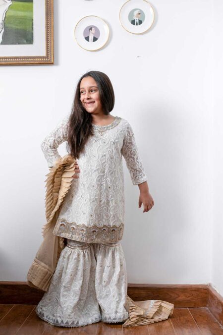 WHITE CHIFFON SHIRT – SHKK-720 - Image 3