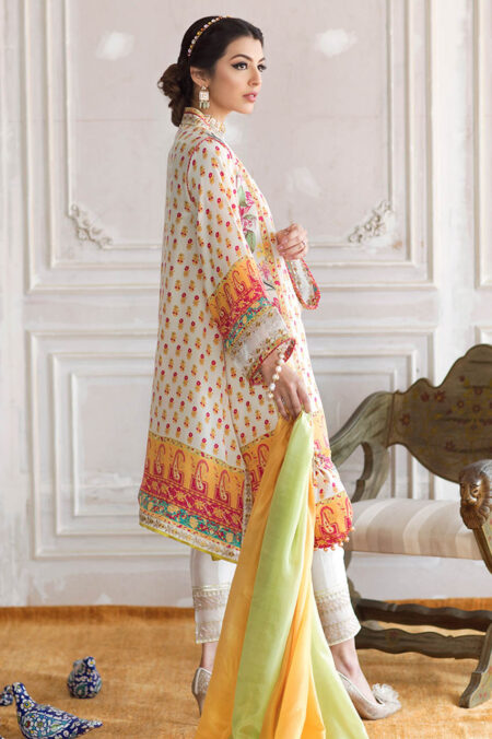 Dahlia Crepe Tunic and Silk Dupatta - Image 2