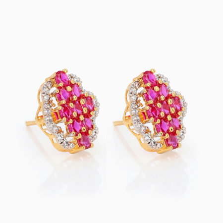 Velvet Ruby Studs - Image 3