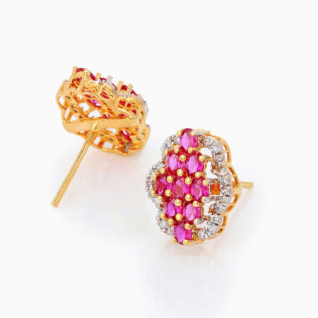 Velvet Ruby Studs - Image 2