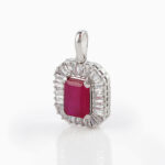 Snow Ruby Pendant - Image 3
