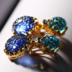 The Ferdowsi - Mystical Blue - Earrings - Image 4