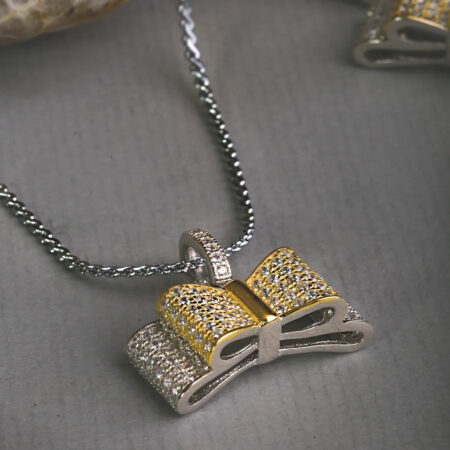 Bow Tie Pendant Set - Image 3