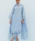 Sheryl Periwinkle Shirt And Dupatta - Image 2