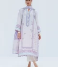 Liz Lilac Shirt And Dupatta - Image 4