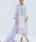Liz Lilac Shirt And Dupatta