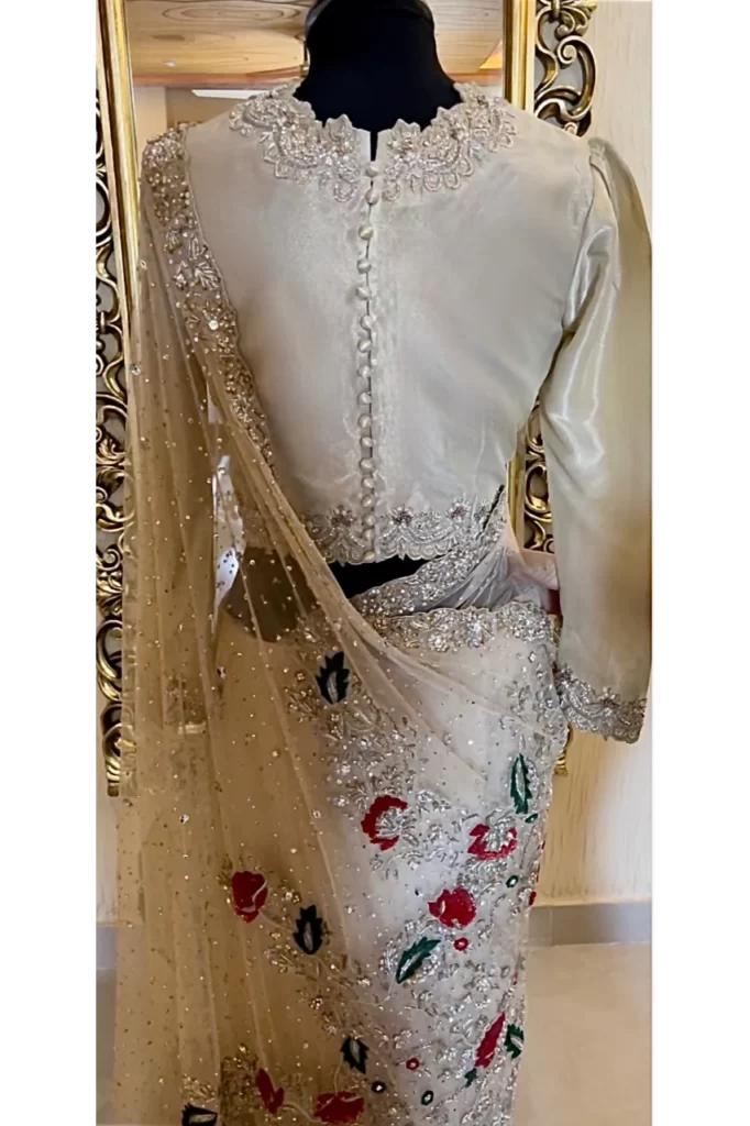 Dahlia Handcrafted Saree - Image 6