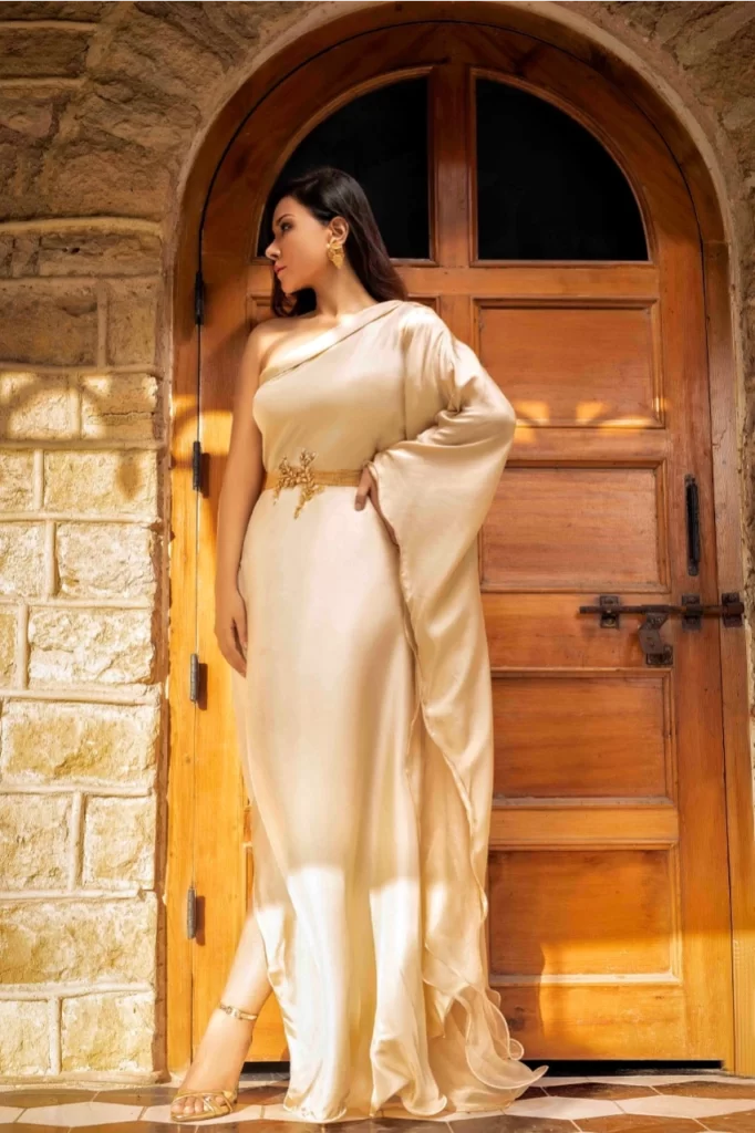 Aspen Dress And Gold Plated Belt - Image 2