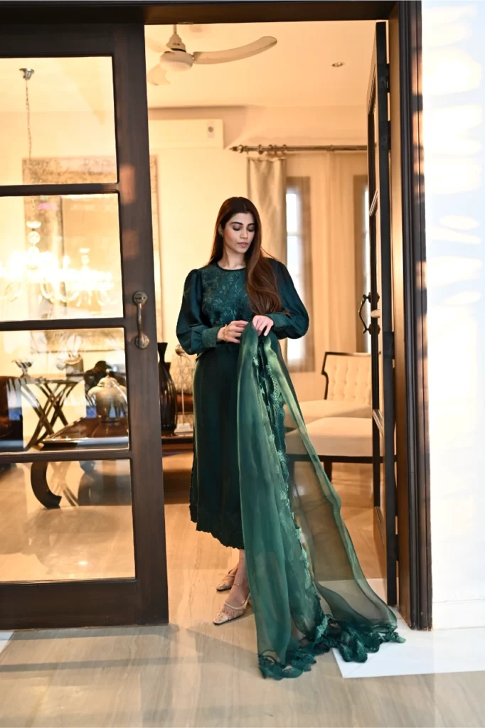 Nargis In Emerald Green - Image 6