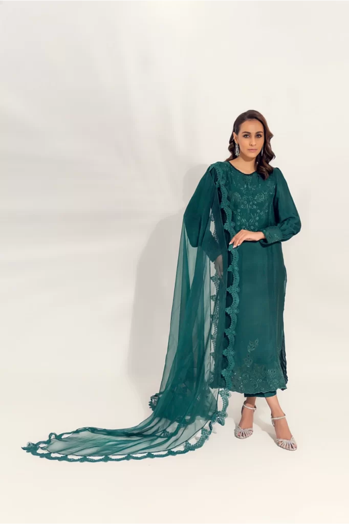 Nargis In Emerald Green