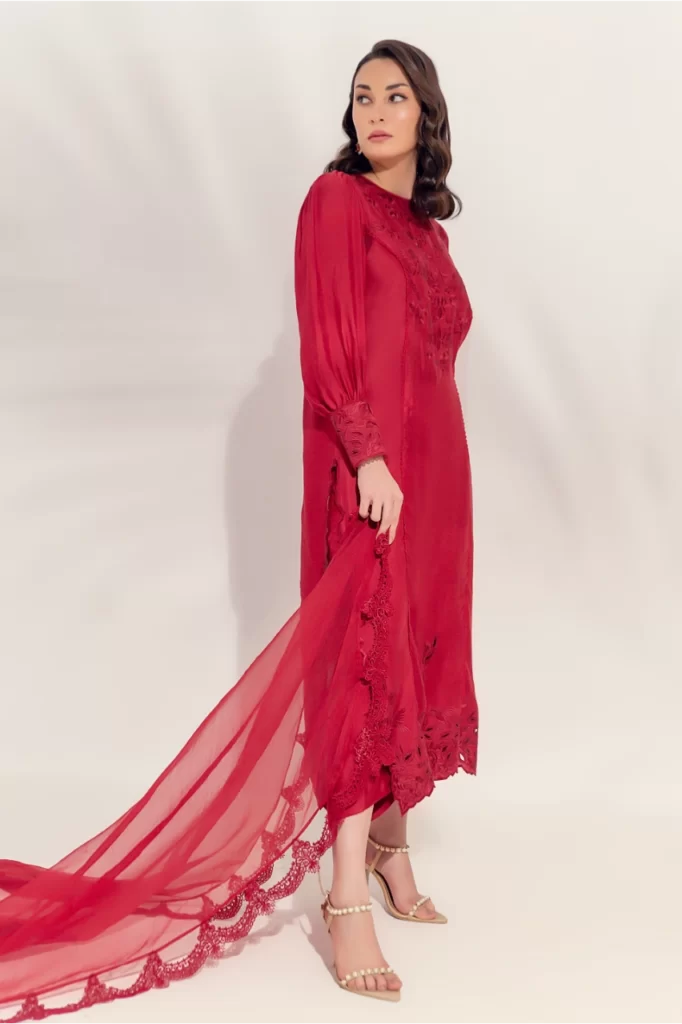 Nargis In Ruby Red - Image 2