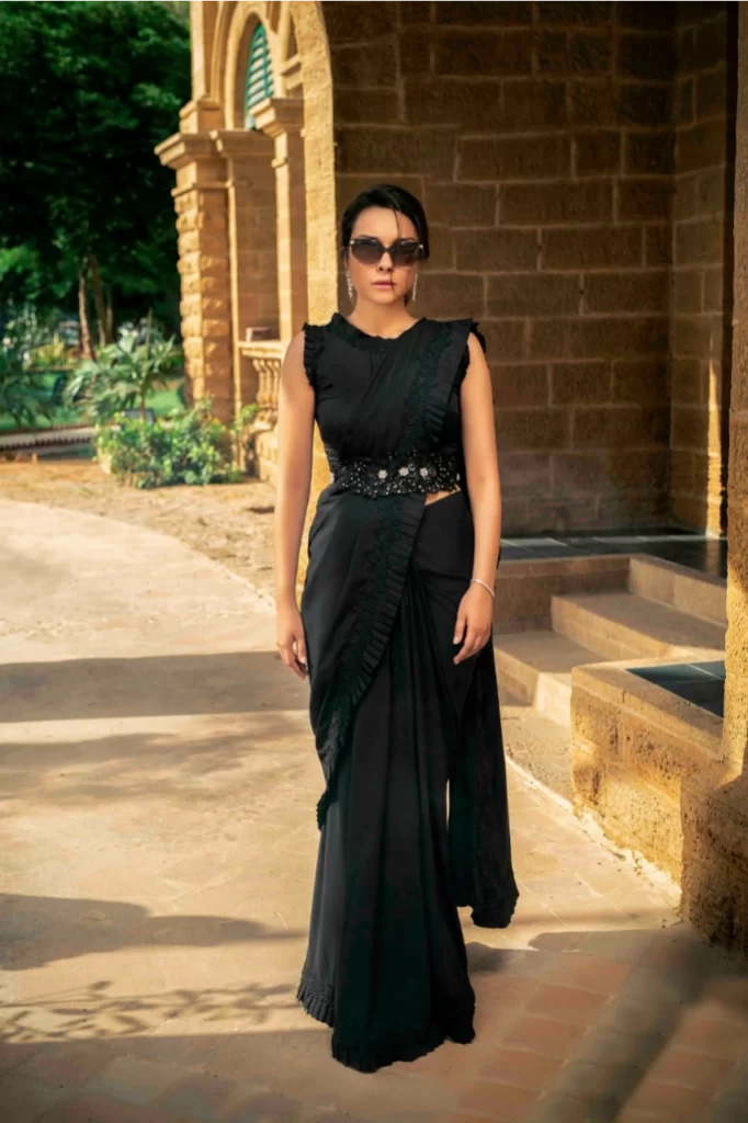 Petunia Predraped Saree And Belt