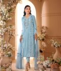 Powder Blue Rawsilk