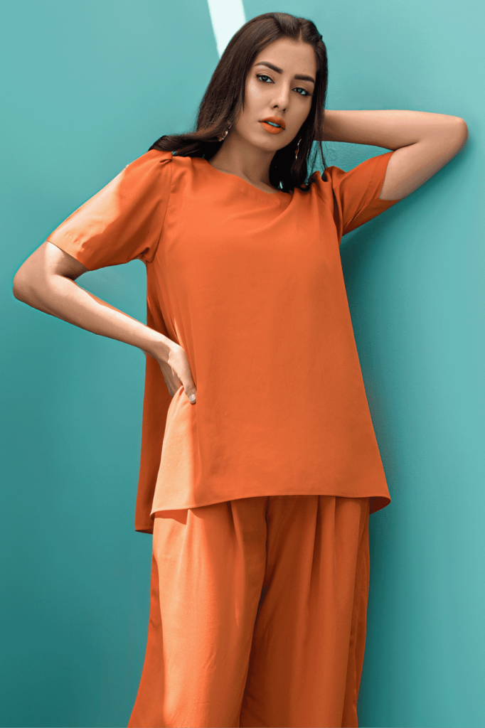 Metallic Flowy Co-ord Set - Image 2