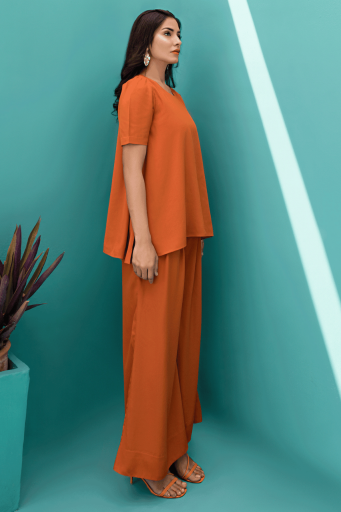 Metallic Flowy Co-ord Set - Image 3