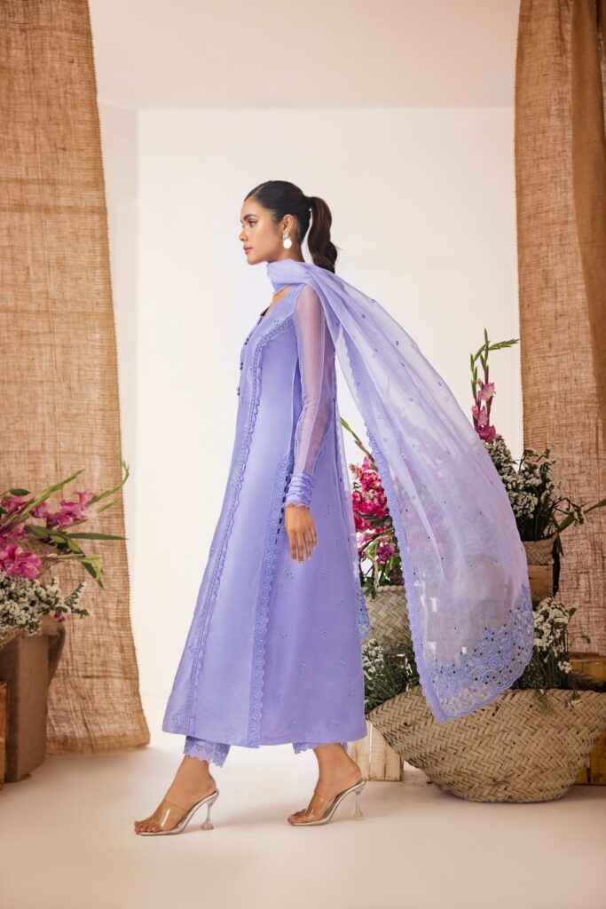 Lavender Raw Silk - Image 5