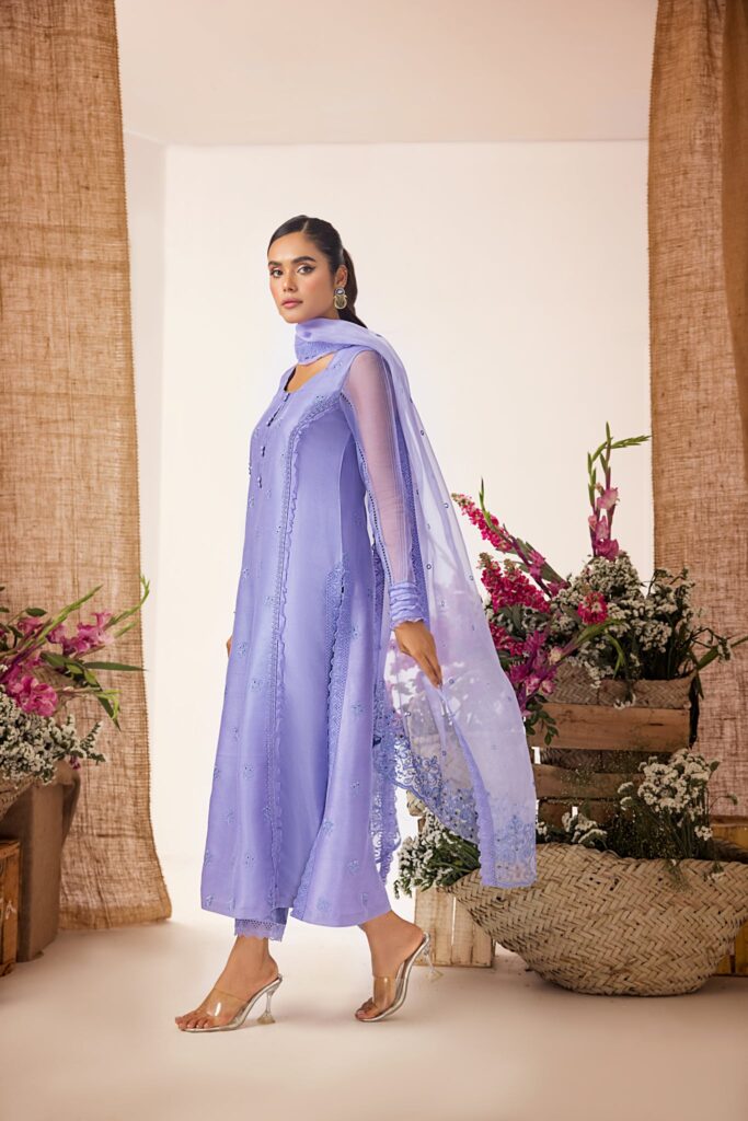 Lavender Raw Silk - Image 4