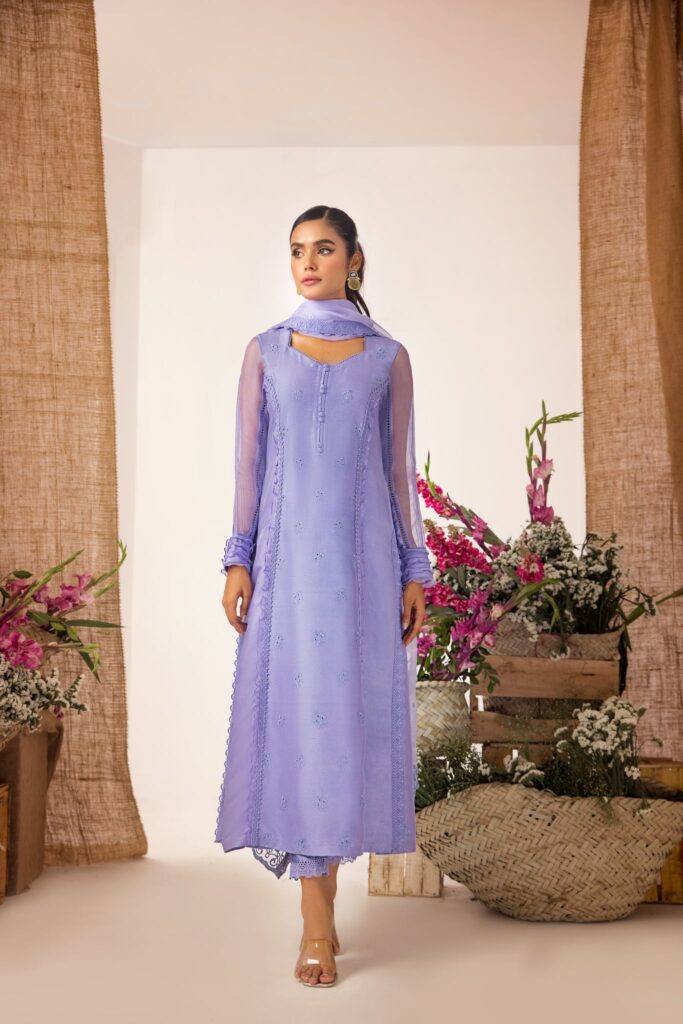 Lavender Raw Silk - Image 2