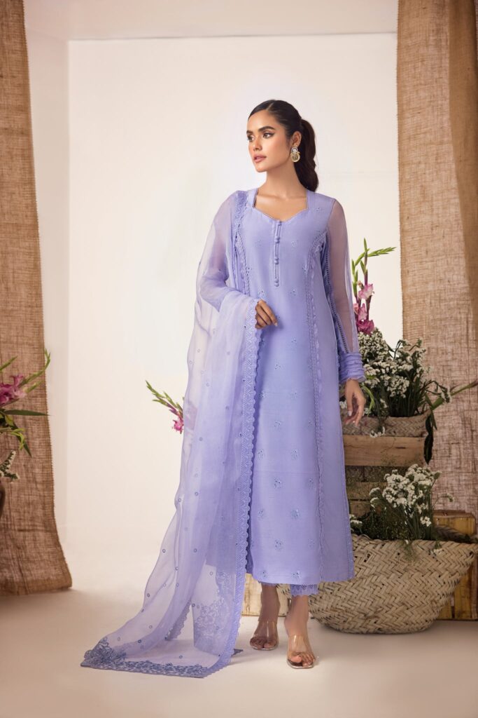 Lavender Raw Silk