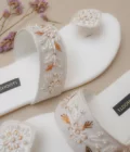Chameli White Slides - Image 3
