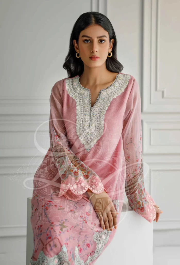Rose Pink Printed Set - Image 4
