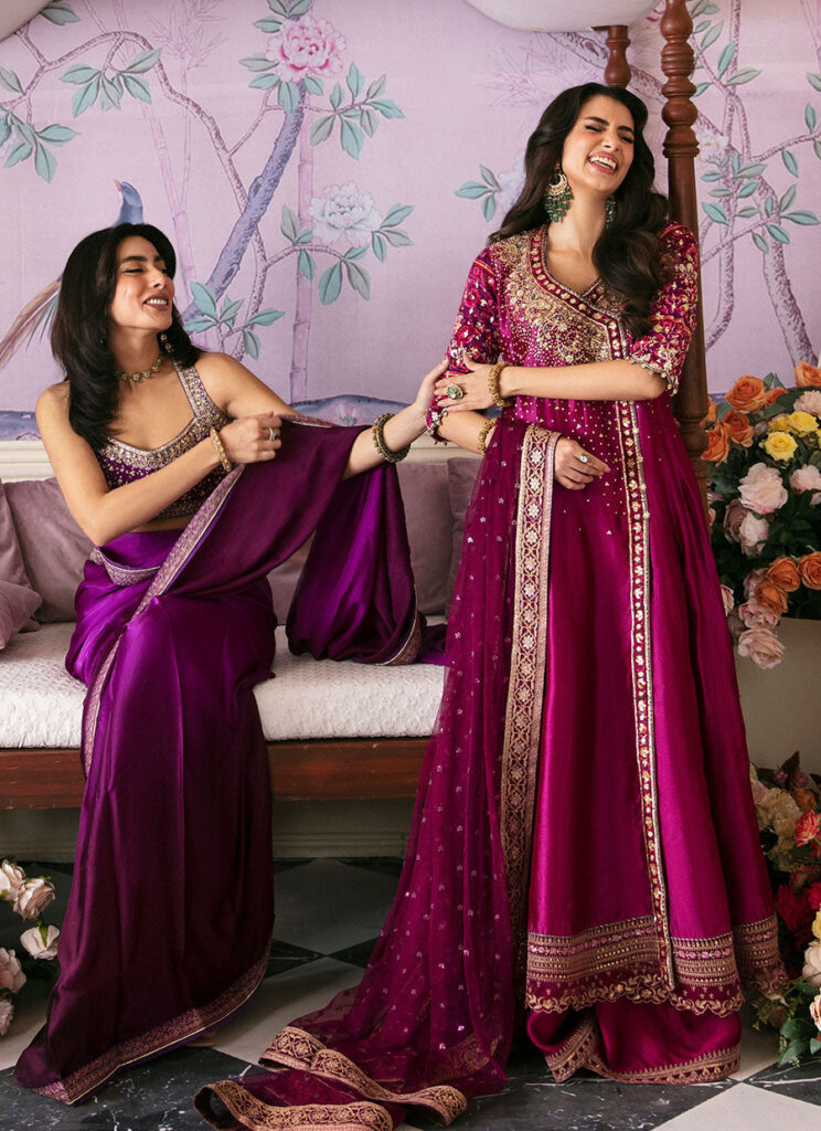 Narina magenta kalidaar and dupatta - Image 4