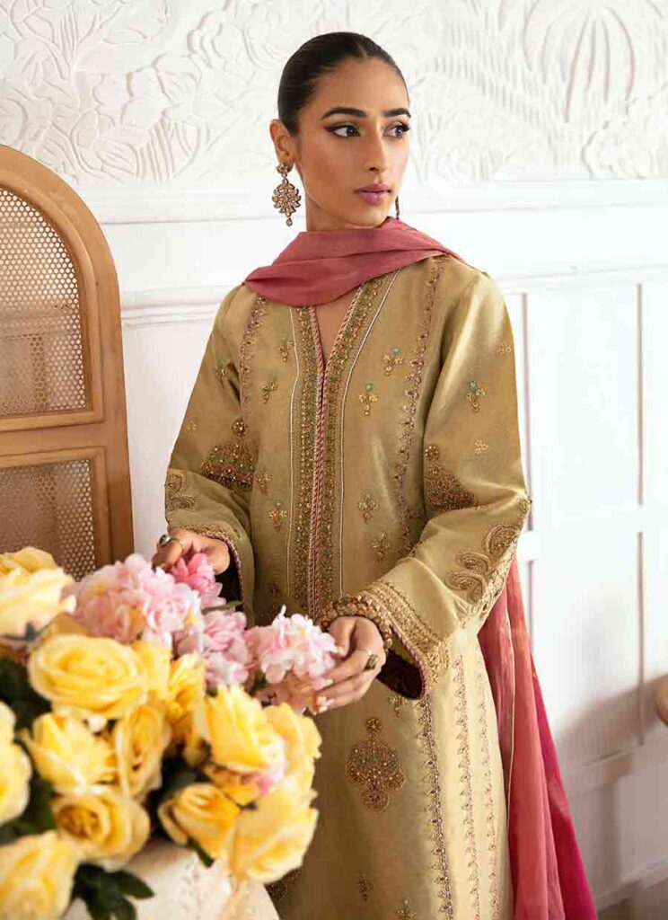 Hala shirt and dupatta - Image 2
