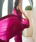 Zermine Magenta Saree - Image 3