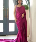 Zermine Magenta Saree