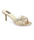 Jasmine Heel in Ivory