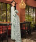 Korean Silk Ferozi Set – SHK-1144 - Image 3