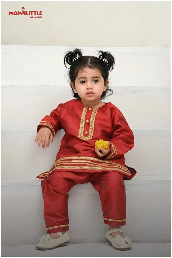 Mom4Little - Anarkali Kurta Pajama Set - Image 2