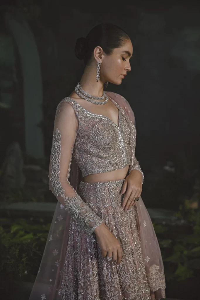 Fleur Lehenga Choli Lovely Pink - Image 4